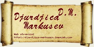 Đurđica Markušev vizit kartica